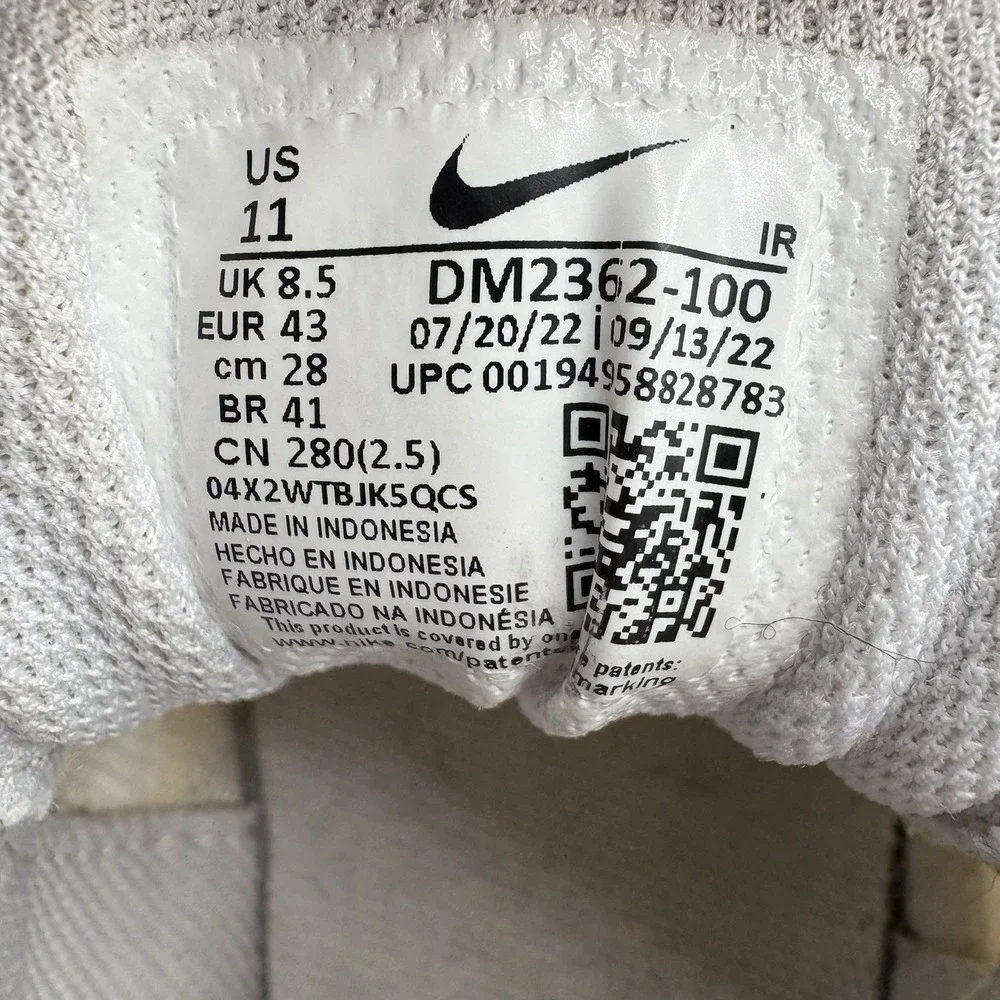 Nike Shoes Womens Size 11 Air Max Plus Triple Tn White Sneakers DM2362-100 - Picture 2 of 8
